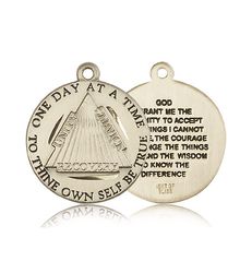 14kt Gold Recovery Medal" itemprop="image