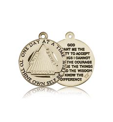 14kt Gold Recovery Medal" itemprop="image