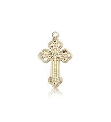 14kt Gold Russian Cross Medal" itemprop="image