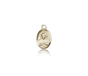 14kt Gold Scapular Medal" itemprop="image