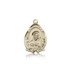 14kt Gold Scapular Medal" itemprop="image