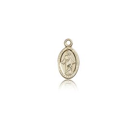 14kt Gold Scapular Medal" itemprop="image