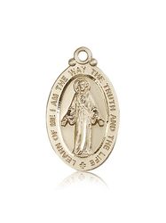 14kt Gold Scapular Medal" itemprop="image