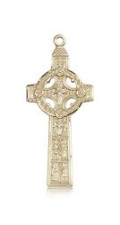 14kt Gold Scriptures Cross Medal" itemprop="image