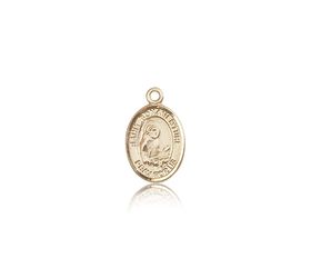 14kt Gold St. Bonaventure Patron Saint Medal - Small" itemprop="image