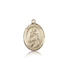 14kt Gold St. Daniel Patron Saint Medal - Medium" itemprop="image