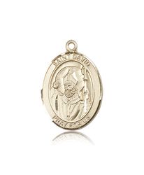 14kt Gold St. David of Wales Patron Saint Medal - Large" itemprop="image