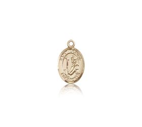 14kt Gold St. Dominic de Guzman Patron Saint Medal - Small" itemprop="image