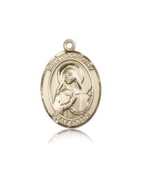 14kt Gold St. Dorothy Patron Saint Medal - Large" itemprop="image