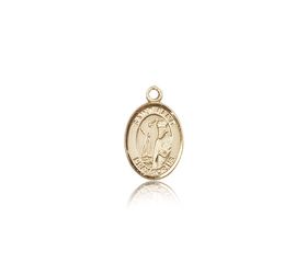 14kt Gold St. Elmo Patron Saint Medal - Small" itemprop="image