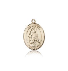 14kt Gold St. Emily De Vialar Patron Saint Medal - Medium" itemprop="image