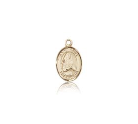 14kt Gold St. Emily de Vialar Patron Saint Medal - Small" itemprop="image