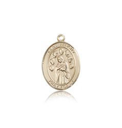 14kt Gold St. Felicity Patron Saint Medal - Medium" itemprop="image