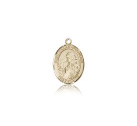14kt Gold St. Finnian of Clonard Patron Saint Medal - Small" itemprop="image
