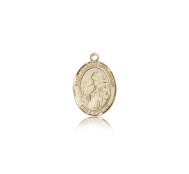 14kt Gold St. Finnian of Clonard Patron Saint Medal - Small" itemprop="image