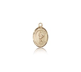 14kt Gold St. Florian Patron Saint Medal - Small" itemprop="image