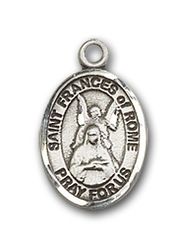 14kt Gold St. Frances Of Rome Patron Saint Medal - Small" itemprop="image