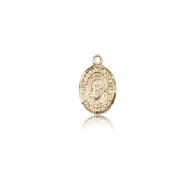 14kt Gold St. Francis de Sales Patron Saint Medal - Small" itemprop="image