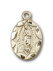 14kt Gold St. Francis Medal" itemprop="image