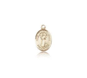 14kt Gold St. Francis of Assisi Patron Saint Medal - Small" itemprop="image