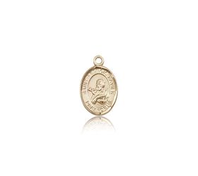 14kt Gold St. Francis Xavier Patron Saint Medal - Small" itemprop="image