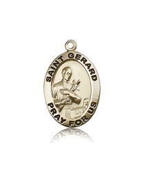 14kt Gold St. Gerard Medal" itemprop="image