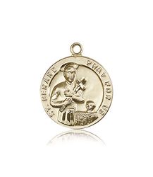 14kt Gold St. Gerard Medal" itemprop="image