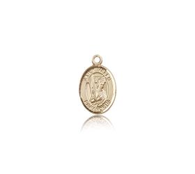 14kt Gold St. Helen Patron Saint Medal - Small" itemprop="image