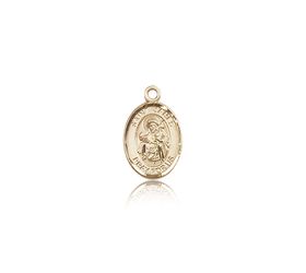 14kt Gold St. James the Greater Patron Saint Medal - Small" itemprop="image