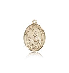 14kt Gold St. James the Lesser Patron Saint Medal - Medium" itemprop="image