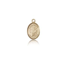 14kt Gold St. Jerome Patron Saint Medal - Small" itemprop="image