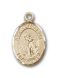 14kt Gold St. Joan Of Arc / Air Force Patron Saint Medal - Small" itemprop="image