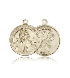 14kt Gold St. Joan of Arc Medal" itemprop="image