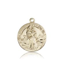 14kt Gold St. Joan of Arc Medal" itemprop="image