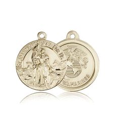 14kt Gold St. Joan of Arc Medal" itemprop="image