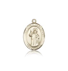 14kt Gold St. John Of Capistrano Patron Saint Medal - Medium" itemprop="image