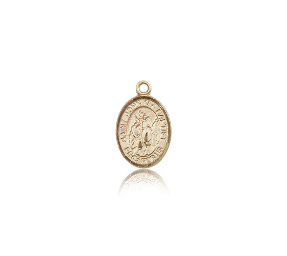14kt Gold St. John the Baptist Patron Saint Medal - Small ...