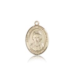 14kt Gold St. Joseph Freinademetz Patron Saint Medal - Medium" itemprop="image