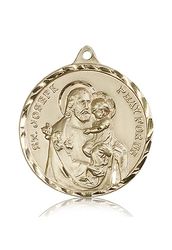 14kt Gold St. Joseph Medal" itemprop="image