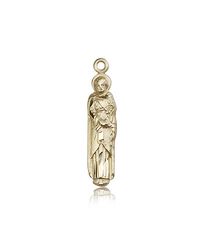 14kt Gold St. Joseph Medal" itemprop="image