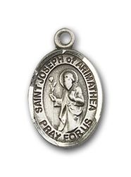 14kt Gold St. Joseph Of Arimathea Patron Saint Medal - Small" itemprop="image