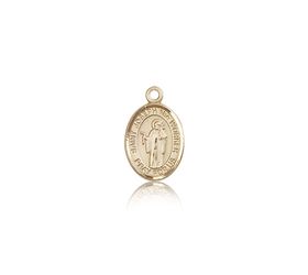 14kt Gold St. Joseph The Worker Patron Saint Medal - Small" itemprop="image