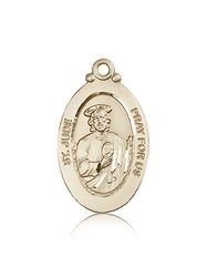 14kt Gold St. Jude Medal" itemprop="image