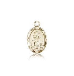 14kt Gold St. Jude Medal" itemprop="image