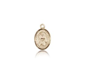 14kt Gold St. Julia Billiart Patron Saint Medal - Small" itemprop="image