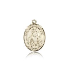 14kt Gold St. Juliana Patron Saint Medal - Medium" itemprop="image