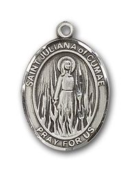 14kt Gold St. Juliana Patron Saint Medal - Small" itemprop="image