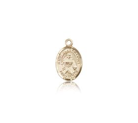 14kt Gold St. Julie Billiart Patron Saint Medal - Small" itemprop="image