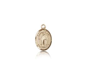 14kt Gold St. Justin Patron Saint Medal - Small" itemprop="image