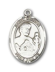 14kt Gold St. Kieran Patron Saint Medal - Small" itemprop="image